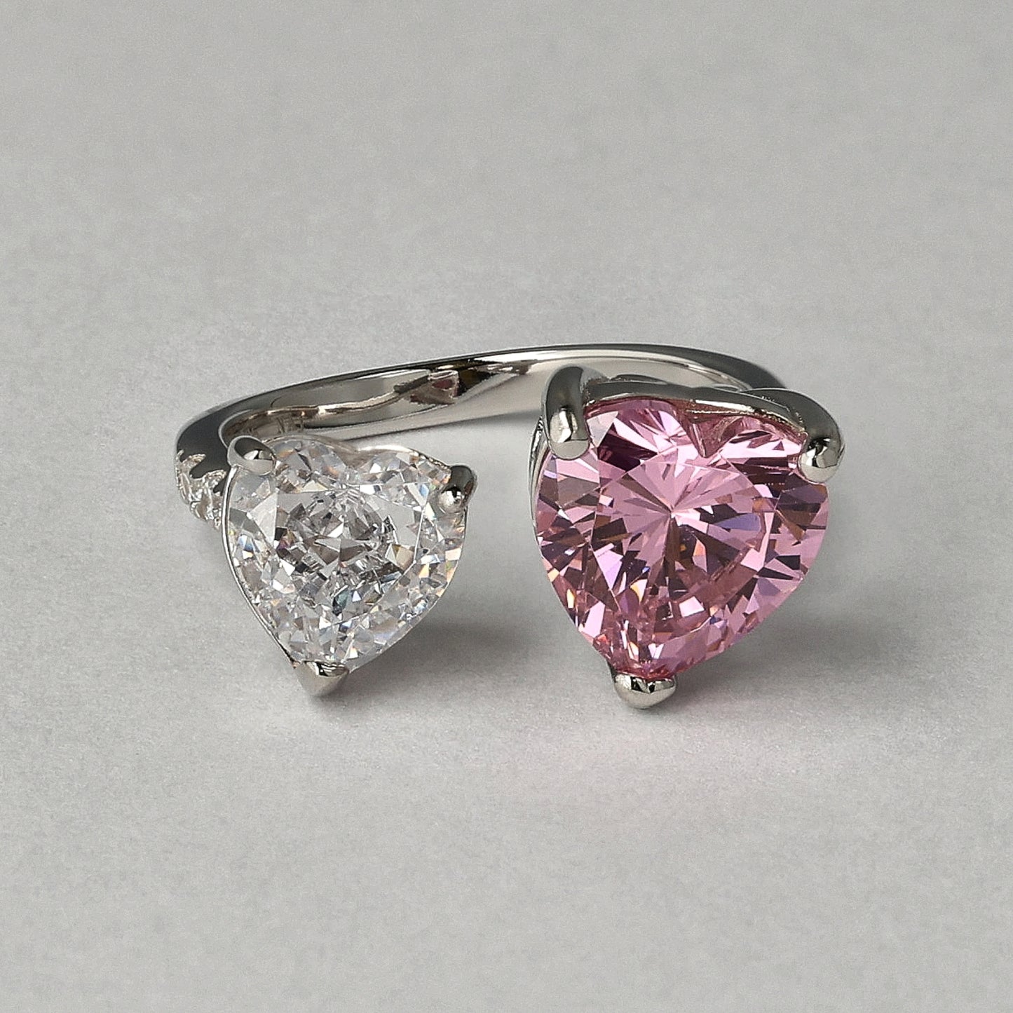 Aligned Hearts Radiance Ring