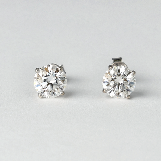 North Star Moissanite Earrings