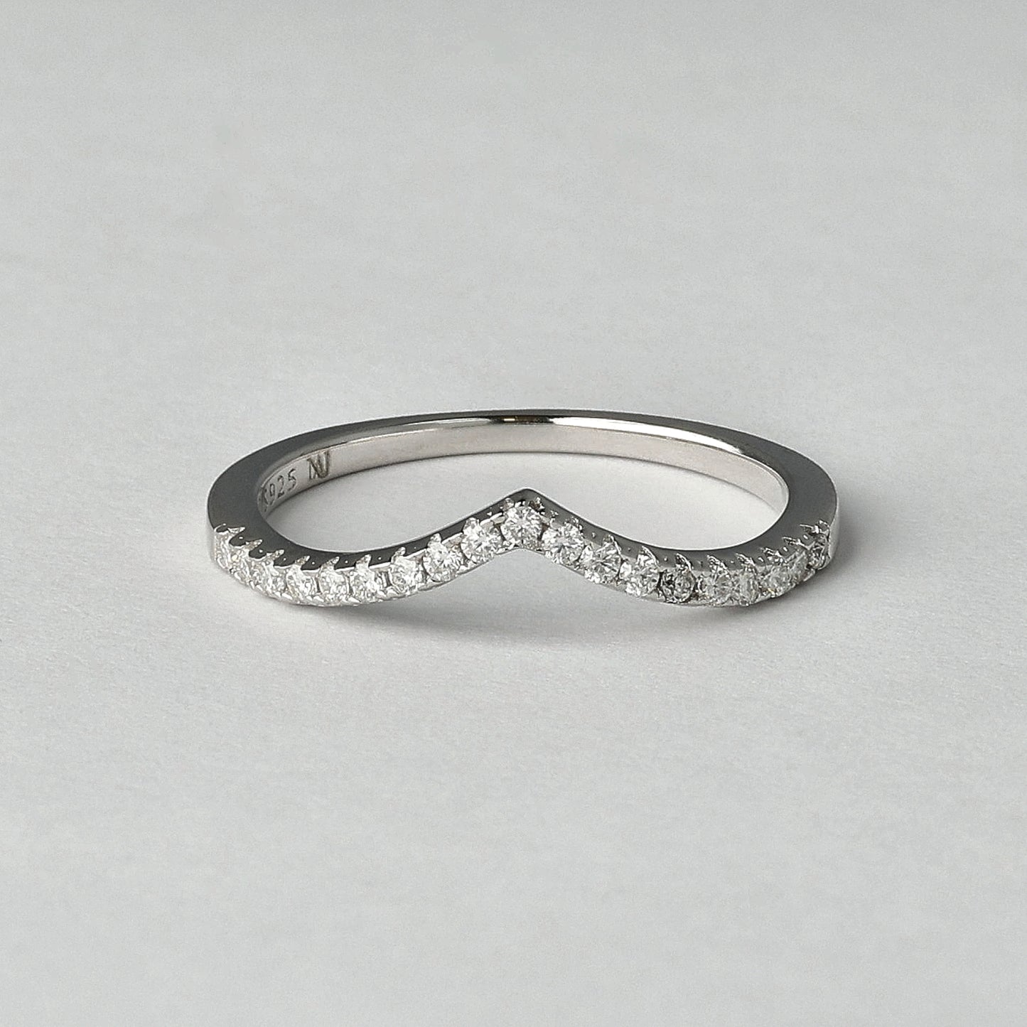 Ocean Wave Moisanito Žiedas