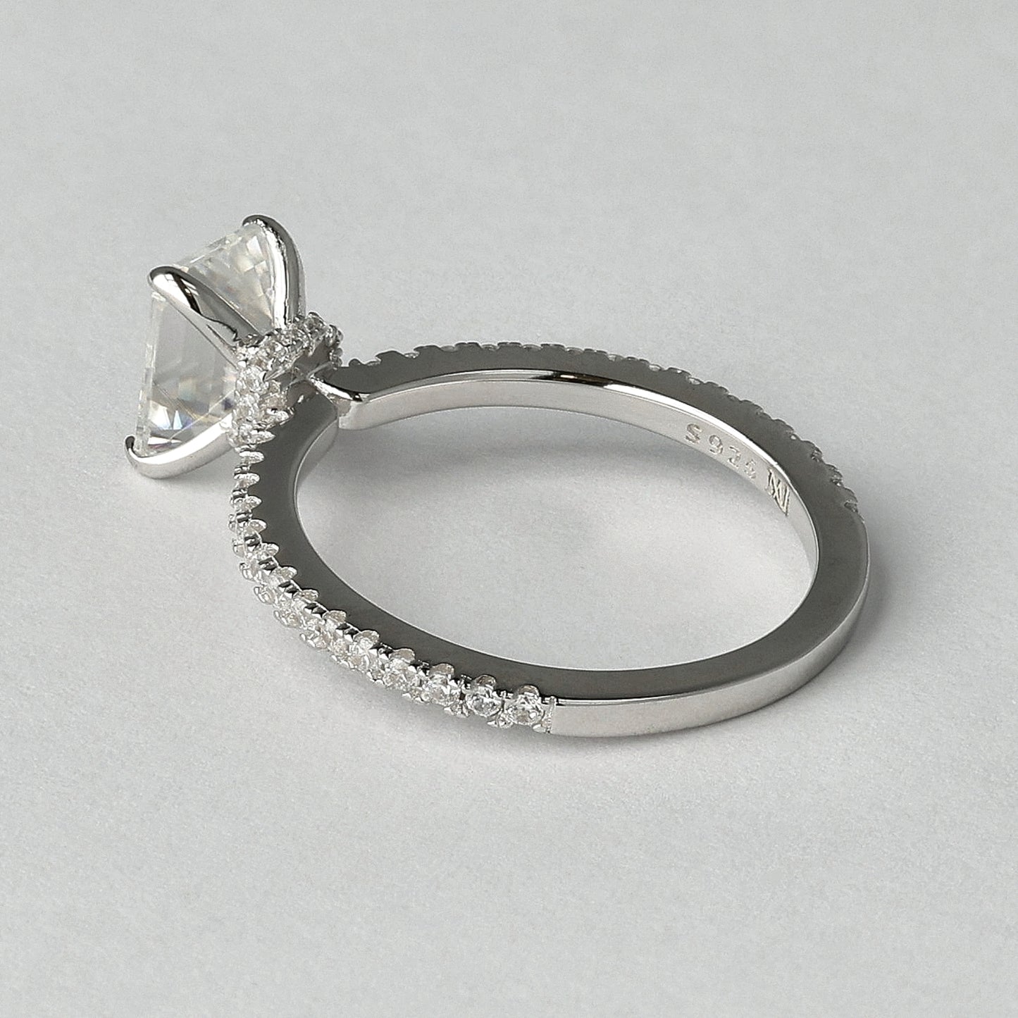 Emerald Signature Moissanite Ring