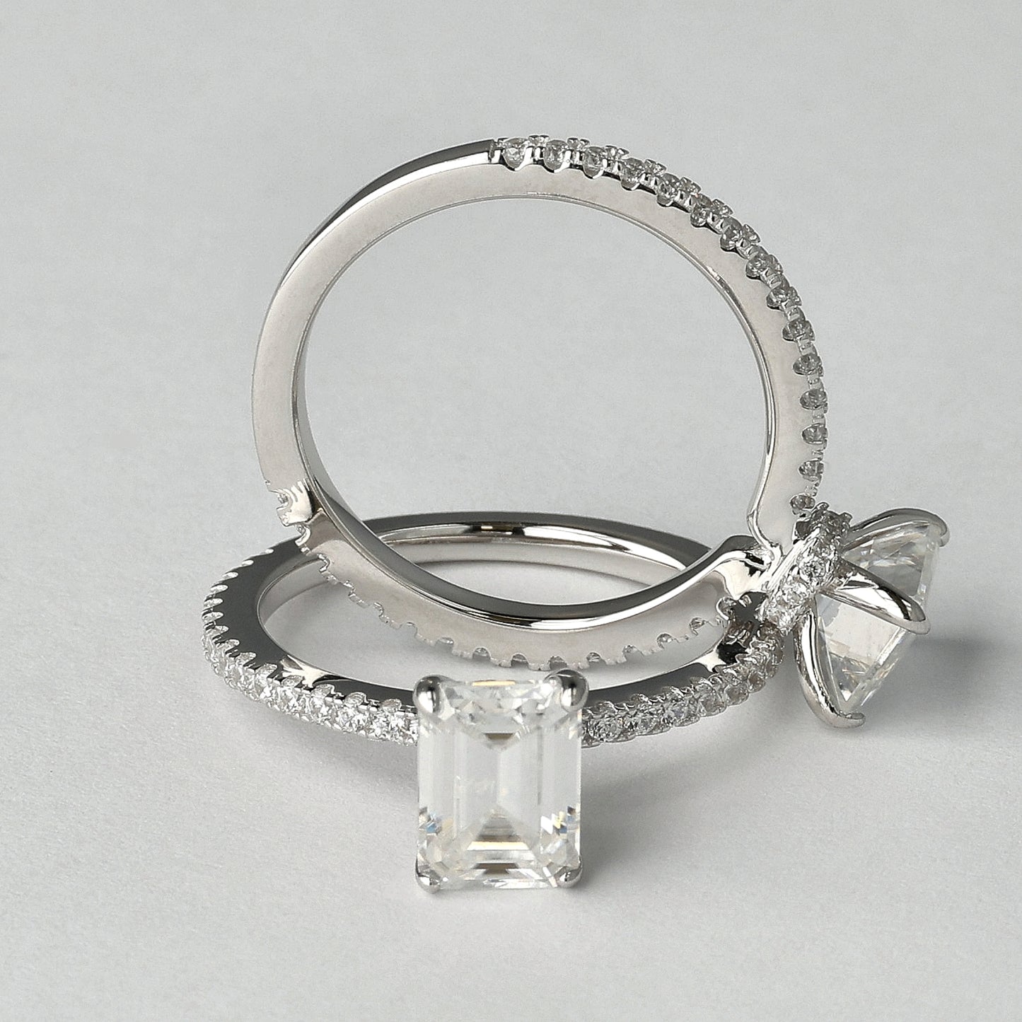 Emerald Signature Moissanite Ring