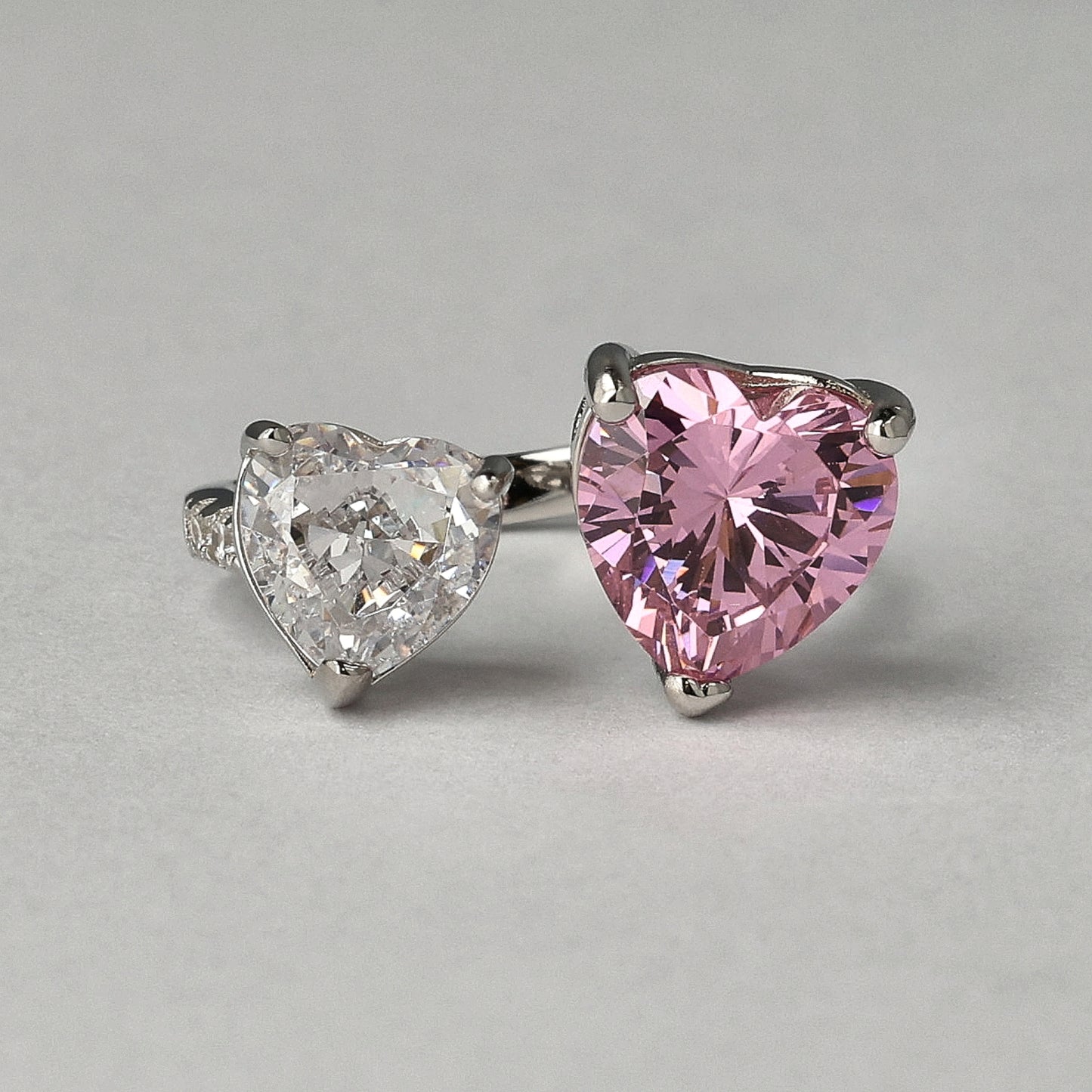 Aligned Hearts Radiance Ring