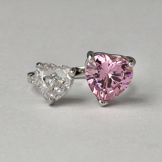 Aligned Hearts Radiance Ring