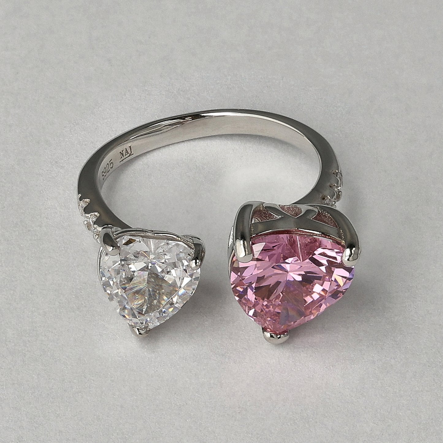 Aligned Hearts Radiance Ring