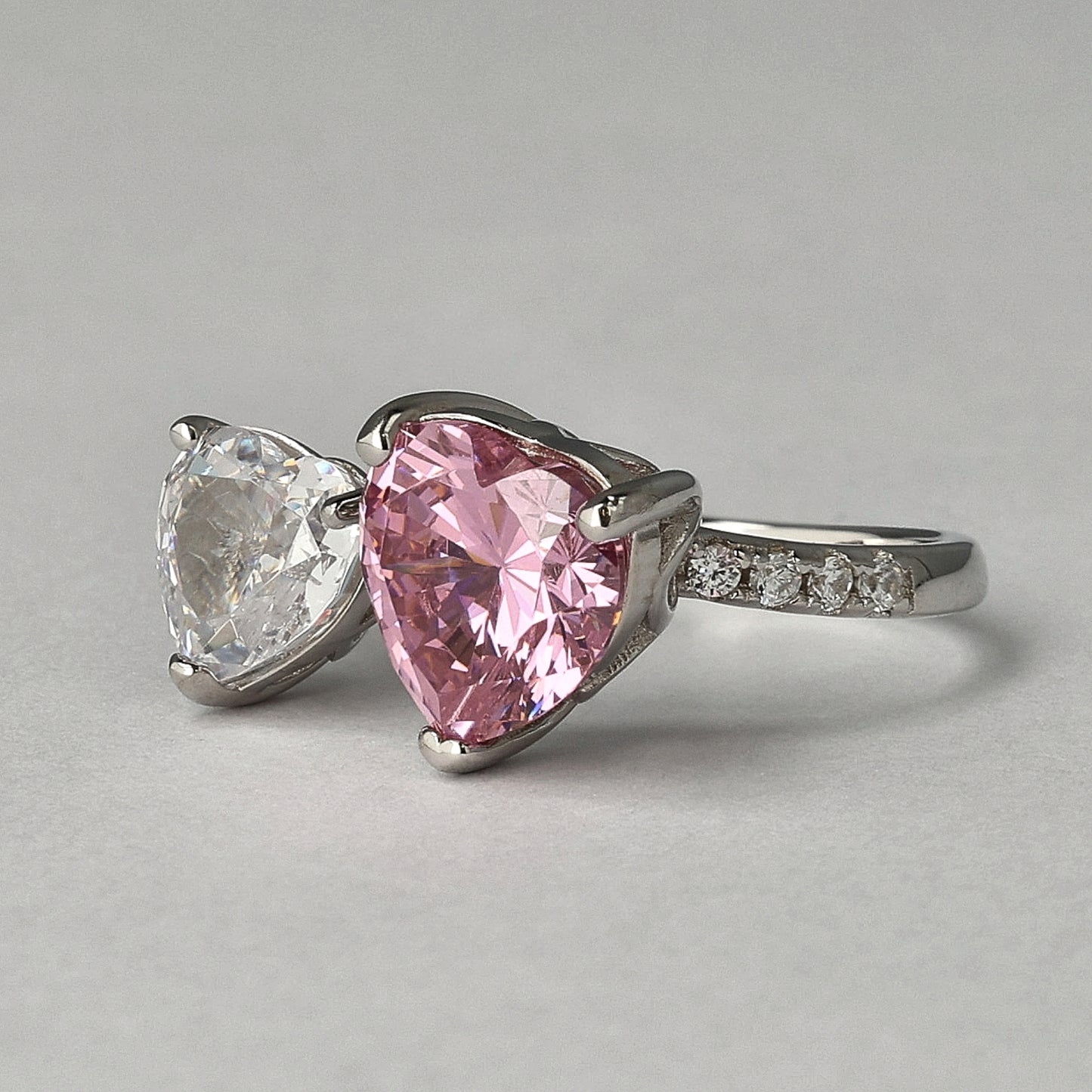 Aligned Hearts Radiance Ring